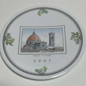 リチャードジノリ イヤープレート 飾り皿 Richard Ginori ブランド食器 2001 FIRENZE - IL DUOMO（サンタマリアデルフィオーレ大聖堂）の画像1