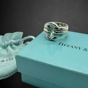 【希少】 ティファニー Tiffany ヴィンテージ 1995 リング シルバー 14号 15号 tiffany&co. ペンダント 銀 303の画像1