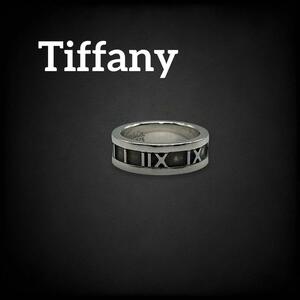 【美品】 ティファニー tiffany&co. Tiffany アトラス 10号 リング 指輪 ヴィンテージ ピンキーリング SV925 ユニセックス シルバー 556
