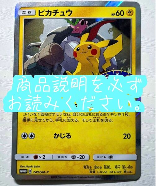 【ポケモンカード】ピカチュウ PROMO 249/SM-P ポケモンカードフレンドリィショップ