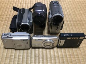 1円スタート。SONY/OLYMPUS/MINOLTA/Victor/SANYO/コンパクトデジタルカメラ/デジカメ/ビデオカメラ/ハンディカメラ/まとめ売りジャンク品