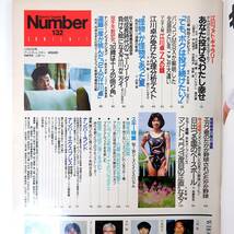 Number 1985年10月5日号◎がんばれ江川卓/ビートたけし/山藤章二/林真理子/中森明夫 高橋春男 投手年齢研究 遠藤一彦 11連勝軌跡 ナンバー_画像5