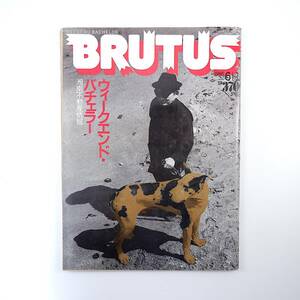 BRUTUS 1985年6月1日号／ウィークエンドバチェラー 湘南不動産情報 玄海男 川南活 ロード・ウォリアーズ 細川伸 三国清三 ブルータス