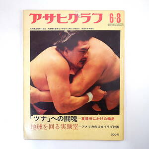 アサヒグラフ 1973年6月8日号◎大相撲/輪島 スカイラブ計画 復旧したサイゴン-ビエンホア 西馬音内の盆踊 高崎だるま弁当 富山県魚津