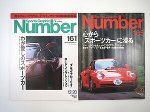 【2冊】Number スポーツカー特集号 1986・87年／吉田匠 タルガ・フローリオ ポルシェ959 60年代 東京モーターショー 自動車クルマ ナンバー