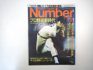 Number 1986年7月20日号「プロ野球新時代」インタビュー◎ブラッド・レスリー、デービス 桑田真澄 清原和博 玉木正之 新人王 ナンバー