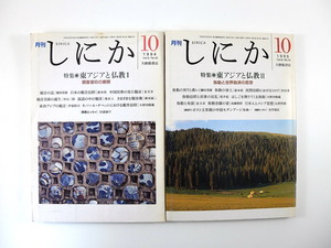 【2冊】しにか 1994年・1995年10月号「東アジアと仏教1・2」観音信仰の展開 弥勒と世界救済の思想 説話 民間信仰 速水侑 山折哲雄 伊東照司