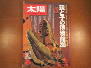 太陽 1980年6月号「親と子の博物館200」マニアのための博物館 青梅鉄道公園 逓信総合博物館 交通博物館 博物館の石仏 明治村