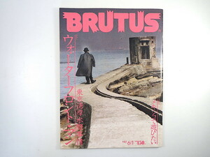 BRUTUS 1987年6月1日号「東京湾岸水際事情」村上龍 吉田松樹 根岸八郎 雁屋小哲 石井和紘 インタビュー◎松本隆 メキシコ ブルータス