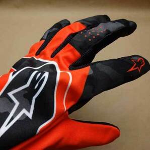 アルパインスターズ新品特価サイズ多数！■ レーシングカートグローブ TECH-1 K RACE V2 GLOVE■CAMO オレンジ alpinestarsの画像4