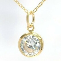 大粒 ダイヤモンド ネックレス 1.00ct 高級仕上げ 高品質 プレゼント 4411_画像1