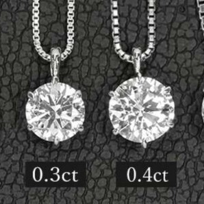 【華】 高品質D～Fカラー ダイヤモンド ネックレス 0.28ct pt900 限定出品 18金変更可能 43281 3322の画像4