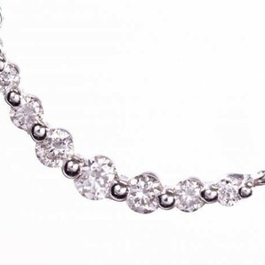 【輝き】ダイヤモンド ネックレス 美麗 スマイル K18 国内生産品【高品質ダイヤ使用】18金 (刻印有 4 286 1-1212の画像4