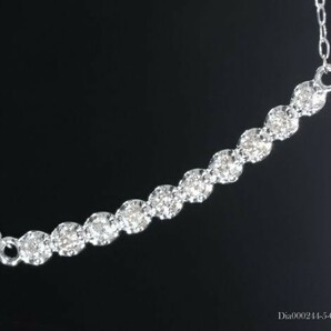ダイヤモンド ネックレス 最高品質 0.15ct PT850 プラチナ製品 国内生産 限定 4411の画像2