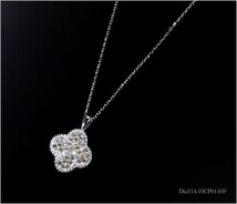 【華】ダイヤモンド ネックレス 上質 0.30ct PT850 プラチナ製品 刻印有 国内生産 限定 PT900 3322_画像3