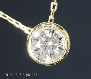 【格安】 H&C ダイヤモンド ネックレス 大粒 0.2ct K18YG 18金製品 国内生産 限定 2211