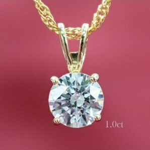 「華」大粒 [ 0.5ct ] ダイヤモンド ネックレス 18金 K18YG 高級仕上げ 高品質 プレゼント 321 3311の画像2