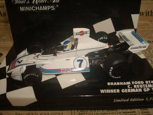 ★☆ブラバム BT44B フォード 1975年 ドイツGP 優勝　C.ロイテマン　ミニチャンプス 1/43　Brabhem BT44B Ford C.Reutemann☆★