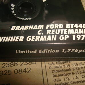 ★☆ブラバム BT44B フォード 1975年 ドイツGP 優勝 C.ロイテマン ミニチャンプス 1/43 Brabhem BT44B Ford C.Reutemann☆★の画像9