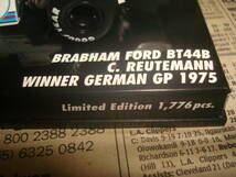 ★☆ブラバム BT44B フォード 1975年 ドイツGP 優勝　C.ロイテマン　ミニチャンプス 1/43　Brabhem BT44B Ford C.Reutemann☆★_画像9