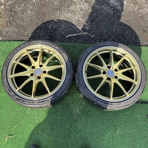 RAYS VOLK RACING G25 18x8J 35 114.3-5H 新品 4本価格ゴールド レイズヴ ォルクレーシング 2本セット