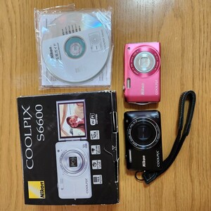 Nikon　ニコン　コンパクトデジタルカメラ　COOLPIX　クールピクス　S6600 S3300 ブラック　ピンク