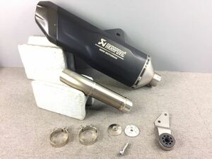 管理番号03284　BMW　F750GS　F850GS　18-　アクラポビッチ　スリップオン　マフラー　サイレンサー