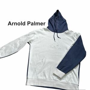 Arnold Palmer　アーノルドパーマー　パーカー　ロゴマーク　ホワイト　メンズ　冬　ITNS-54