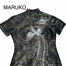 MARUKO マルコ　ドレス　スパンコール　ブラックゴールド　Lサイズ　オールシーズン　ITNS-11_画像1