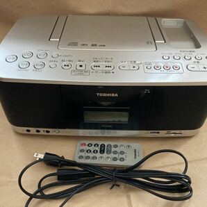 東芝 CDラジオカセットレコーダー TY-CDX9 シルバーの画像1