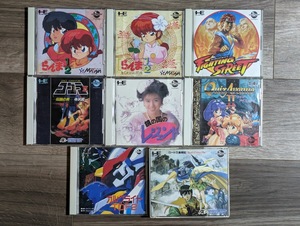 全8本 らんま1/2 コブラ ロードス島戦記 鏡の国のレジェンド ファイティングストリート PCエンジン HuCARD SUPER CD-ROM レトロ ゲーム NEC