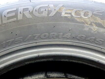 【D130】T5004024 送料無料・代引き可 店頭受取可 2022年製造 約7部山◆Hankook kinergy ECO2◆175/70R14 ◆2本_画像6