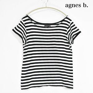 アニエスベー agnes b. Tシャツ カットソー　半袖　ボーダー柄