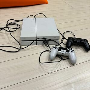 PS4本体 CUH-1100A プレステ4 PlayStation4 ホワイト プレイステーション 簡易動作確認済みの画像1
