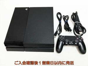 【1円】PS4 本体/コントローラー セット CUH-1100A ブラック 500GB ゲーム機本体 SONY 初期化/動作確認済み M06-253ym/G4