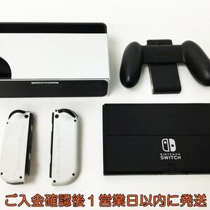 【1円】任天堂 有機ELモデル Nintendo Switch 本体 セット ホワイト ニンテンドースイッチ 動作確認済 H01-598rm/G4の画像4