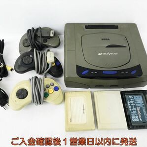 【1円】SEGA セガサターン 本体 セット セガ HST-3210 未検品ジャンク レトロゲーム機 DC06-304jy/G4の画像1