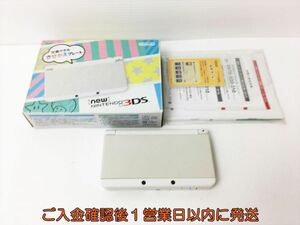 【1円】Newニンテンドー3DS 本体 セット ホワイト KTR-001 任天堂 動作確認済 H04-322rm/F3