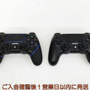 【1円】PS4 社外製 ワイヤレスコントローラー DUALSHOCK4 未検品ジャンク 2個セット まとめ売り J07-156kk/F3の画像1