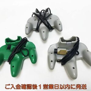 【1円】任天堂 ニンテンドー64 N64 コントローラー 3個セットゲーム機周辺機器 まとめ売り 未検品ジャンク F07-341yk/F3の画像5