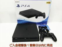 【1円】PS4 本体 セット 500GB ブラック SONY PlayStation4 CUH-2200A 初期化/動作確認済 プレステ4 M04-160tm/G4_画像1