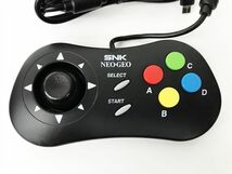 【1円】SNK ネオジオミニ パッド ブラック コントローラー 動作確認済 NEOGEO mini PAD EC44-393jy/F3_画像2