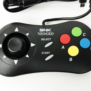 【1円】SNK ネオジオミニ パッド ブラック コントローラー 動作確認済 NEOGEO mini PAD EC44-393jy/F3の画像2