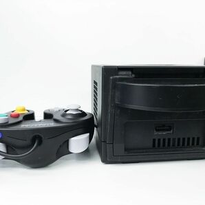 【1円】任天堂 ニンテンドーゲームキューブ 本体 セット ブラック GC 未検品ジャンク レトロゲーム機 DC08-437jy/G4の画像4