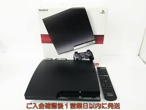 【1円】PS3 本体/箱/リモコン セット 120GB ブラック SONY PlayStation3 CECH-2100A 初期化済 未検品ジャンク DC08-434jy/G4