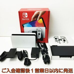 【1円】任天堂 有機ELモデル Nintendo Switch 本体 セット ホワイト ニンテンドースイッチ 動作確認済 H01-671rm/G4の画像1