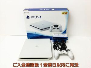 【1円】PS4 本体 セット 1TB ホワイト SONY Playstation4 CUH-2200B 動作確認済 プレステ4 FW9.51 H04-346rm/G4