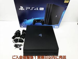 【1円】PS4Pro 本体/箱 セット 1TB ブラック SONY PlayStation4 CUH-7100B 初期化/動作確認済 プレステ4 G09-538sy/G4