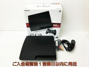 【1円】PS3 本体/箱セット 160GB ブラック SONY Playstation3 CECH-3000A 初期化済 未検品ジャンク プレステ3 H04-340rm/G4