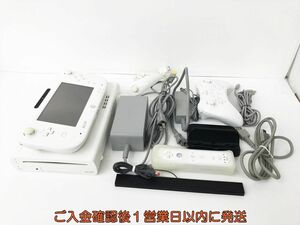 【1円】任天堂 WiiU 本体 周辺機器 まとめ売り セット 32GB ホワイト ニンテンドーWii U 未検品ジャンク DC04-040jy/G4